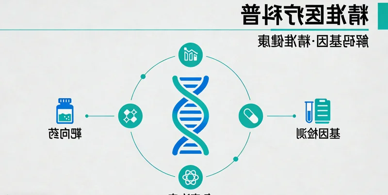 乌前旗象征希望与精准医疗的抽象