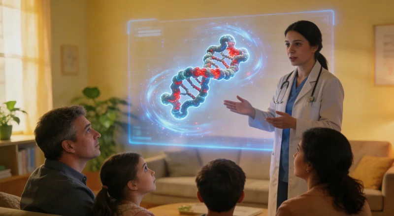 荆州医生为患者解读基因检测报告