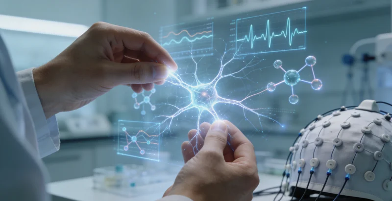 恩平医院病理科医生在操作仪器处