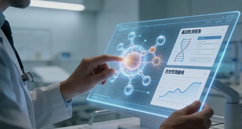 孟州医生与患者讨论基因检测报告