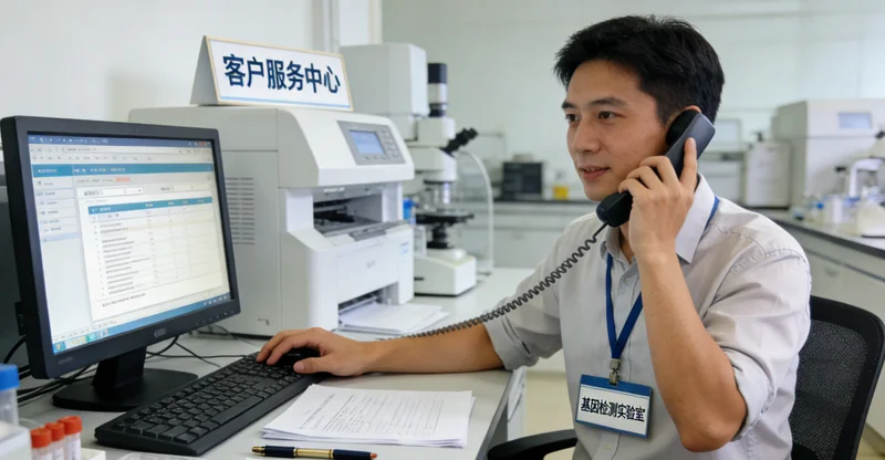 上海遗传咨询医生向家庭解释基因