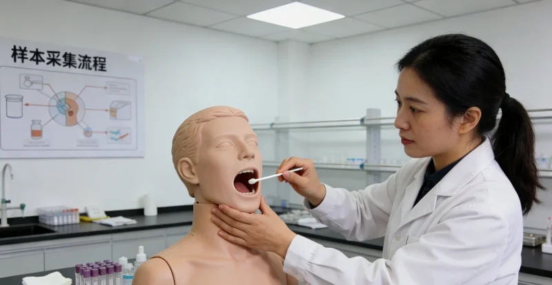 乐平市民进行无创基因检测采样
