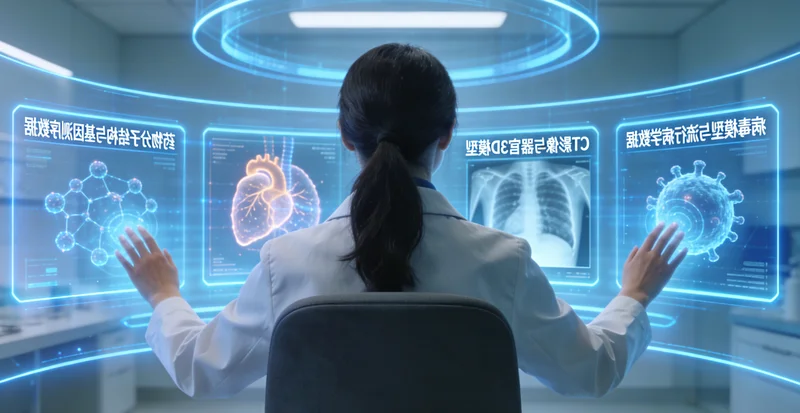 明光患者与家人在户外康复散步温