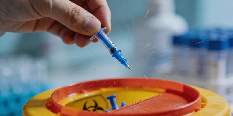 甘孜州医院护士进行静脉血采样