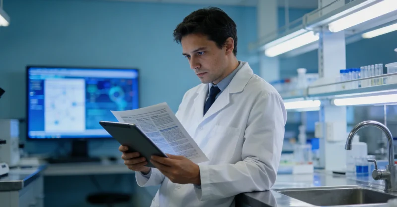 阿图什基因检测实验室专业人员在