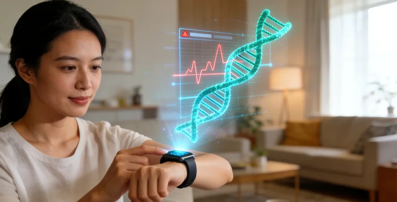 DNA双螺旋结构抽象艺术图,寓