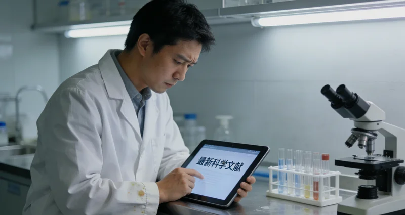 专业基因测序实验室工作场景