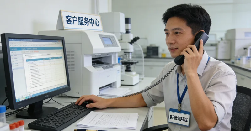 阿左旗遗传咨询师为家庭解读基因