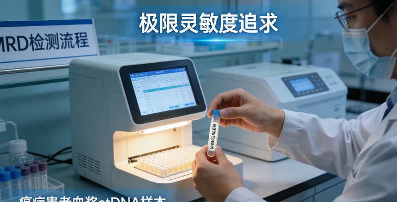 临江医院护士为患者进行基因检测