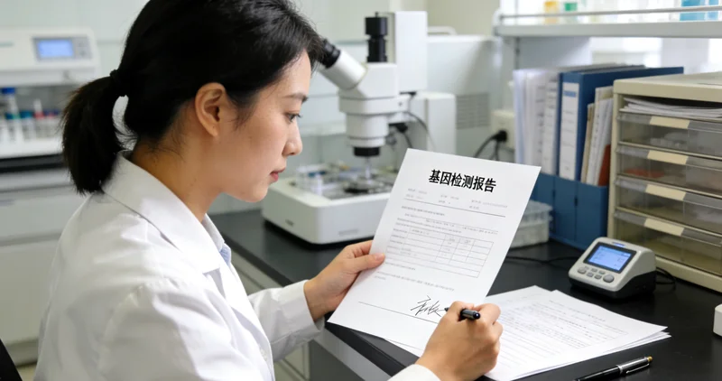 凌源家庭根据基因检测报告进行健