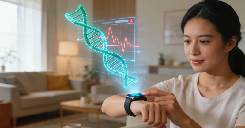 荥阳家庭与医生查看基因检测报告