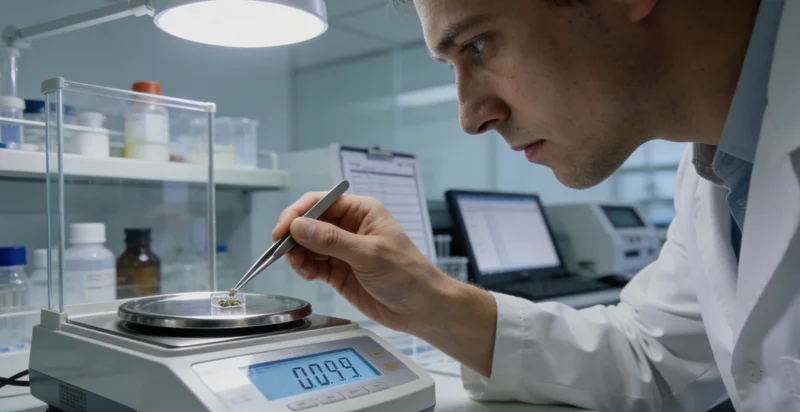 专业基因检测实验室内部工作场景