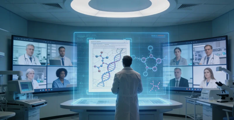 医生正在测量患者手指臂长等身体