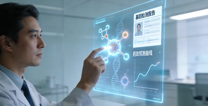 德州医生与患者讨论前列腺癌基因