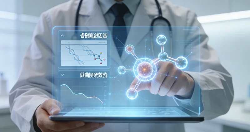 廉江医生与患者沟通血液检测报告