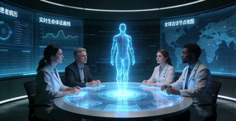 深圳患者与家人共同查看基因检测