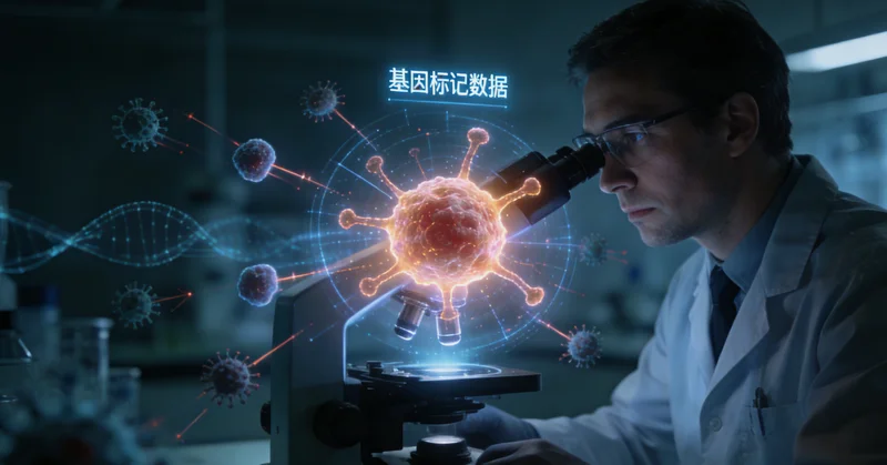 温岭市民与医生查看基因检测报告