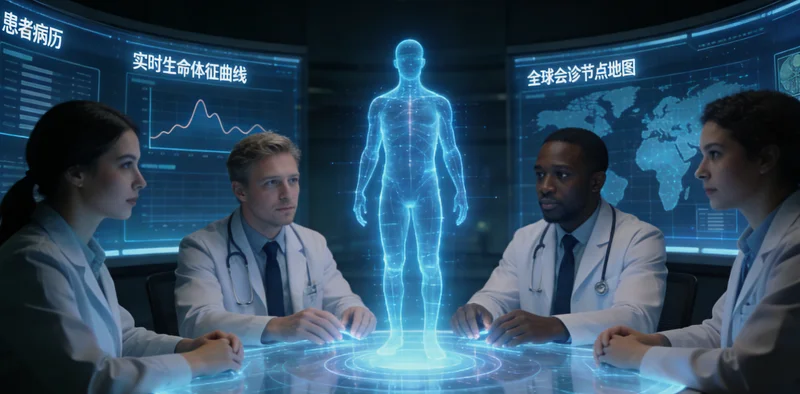 水富家庭共同商议健康检测