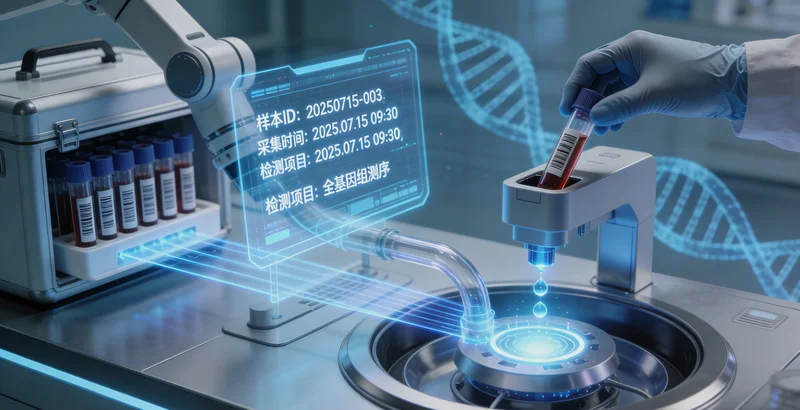 吴忠医院采集样本准备送检基因检