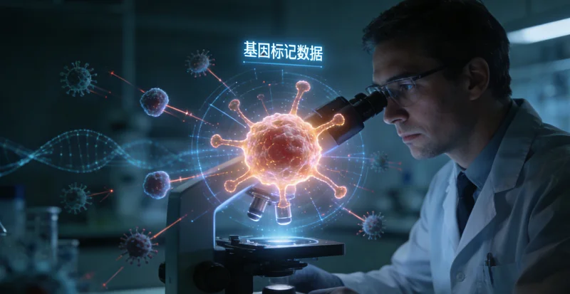 雅安肿瘤MRD检测原理示意图 