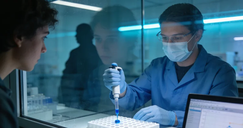 高标准中卫基因检测实验室内部设