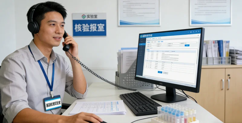 遗传咨询师在诸暨中心解读基因检