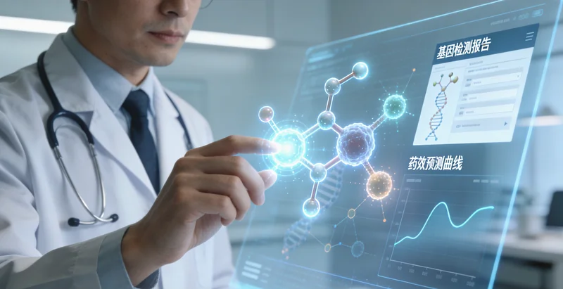 南充肿瘤患者与医生讨论基因检测