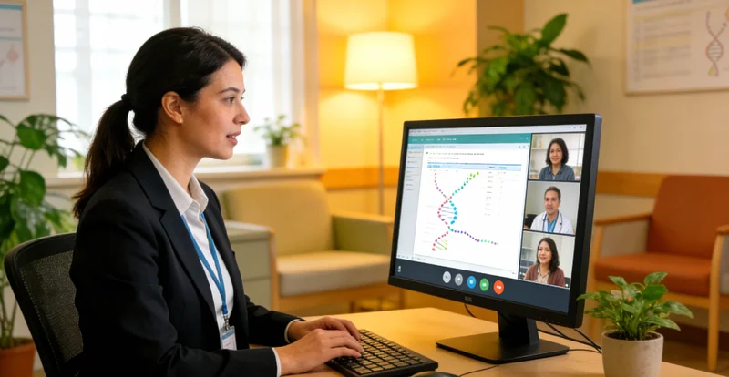 利川遗传咨询师进行家族病史评估