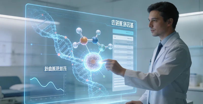 三门峡居民在医院进行基因检测咨