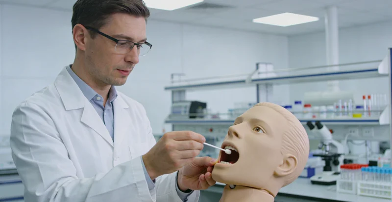 宁安基因检测采样方式展示