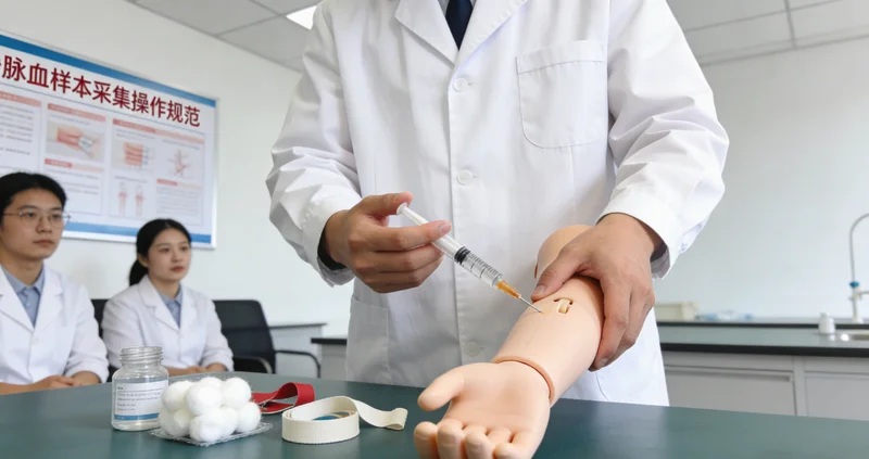 临海基因检测机构护士进行静脉血
