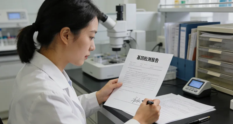 专业人士在解读井冈山居民的基因