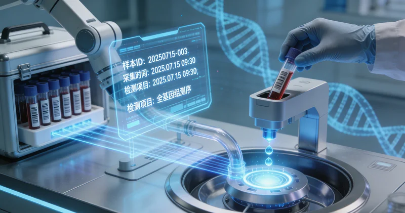 桐城护士采集血液样本用于基因检