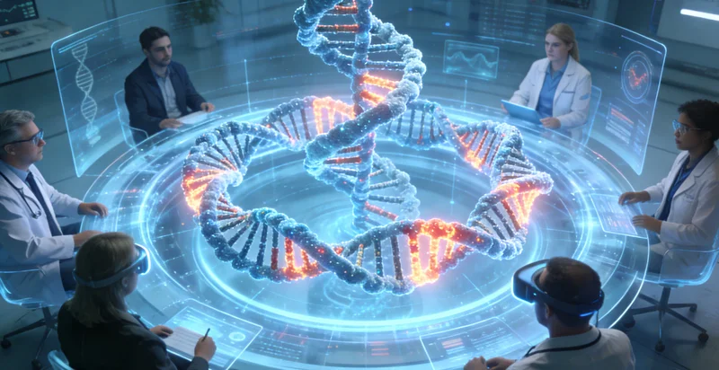 雷州家庭围坐一起了解遗传健康与