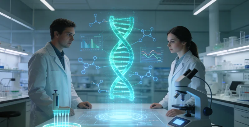 丽水基因检测实验室工作场景