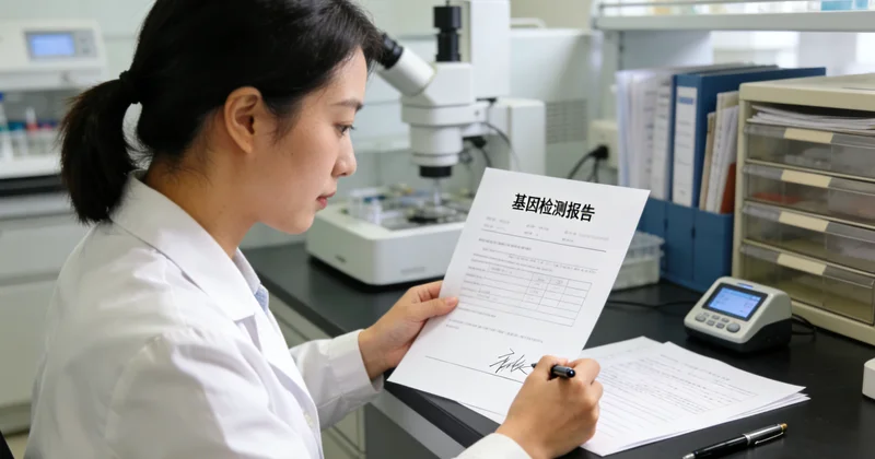 福安正规基因检测报告示例