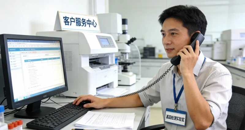 乐昌备孕夫妇进行遗传咨询示意