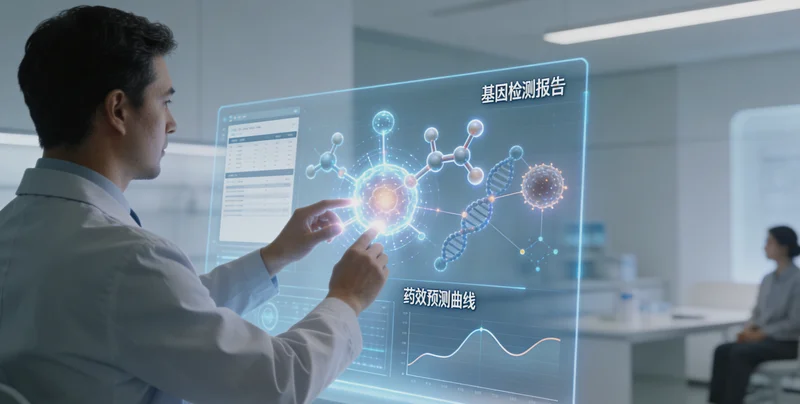 京山居民在医院进行基因检测咨询