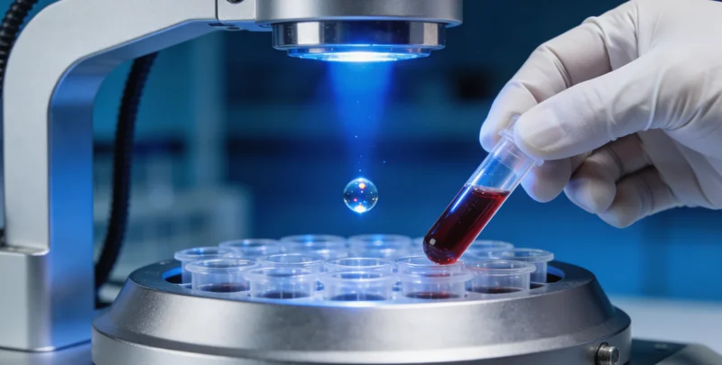 武穴医院采集血液样本用于基因检