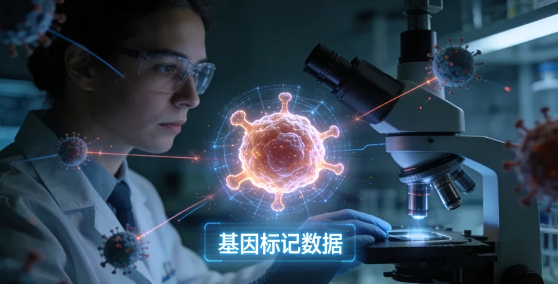 专业实验室进行高通量基因测序分