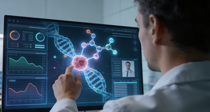 德宏医生与子宫内膜癌患者讨论靶