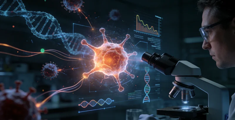 锦州医院病理科医生观察非小细胞