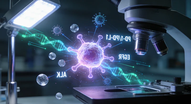 高科技基因测序实验室内部工作场