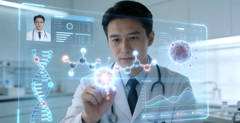 平果女性在医院咨询医生关于基因