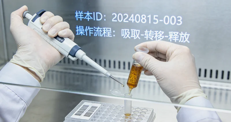 景德镇医生与检测者共同查看并解