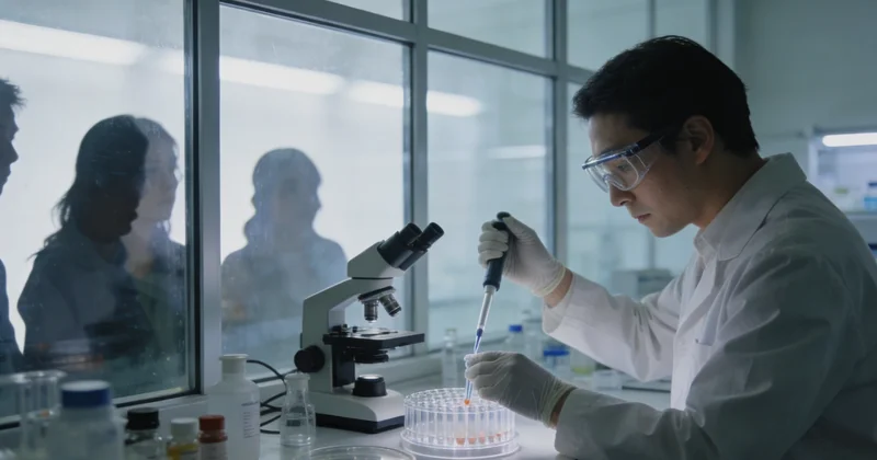 基因检测实验室高通量测序仪工作