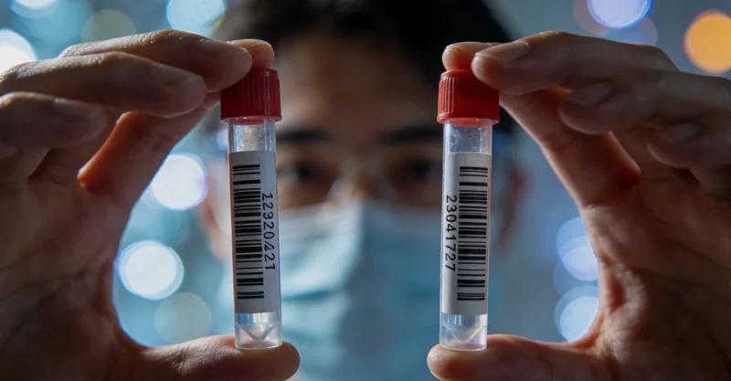 莫旗家庭共同查看基因检测报告并