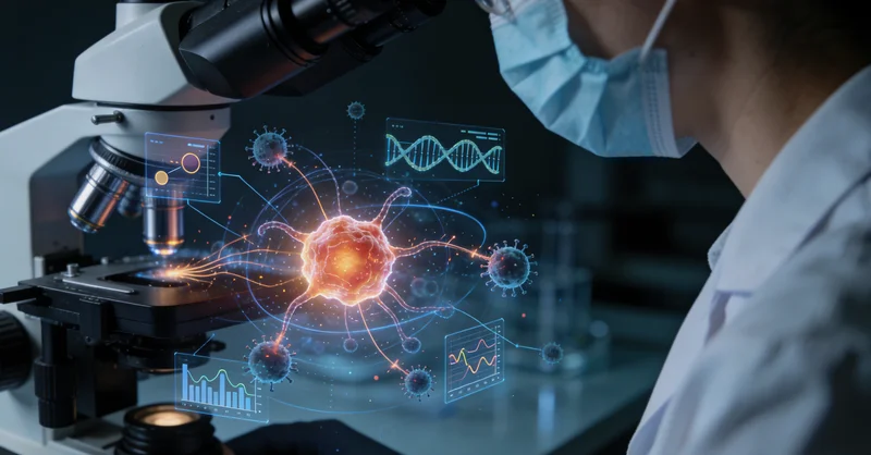 大理基因检测实验室内部工作场景