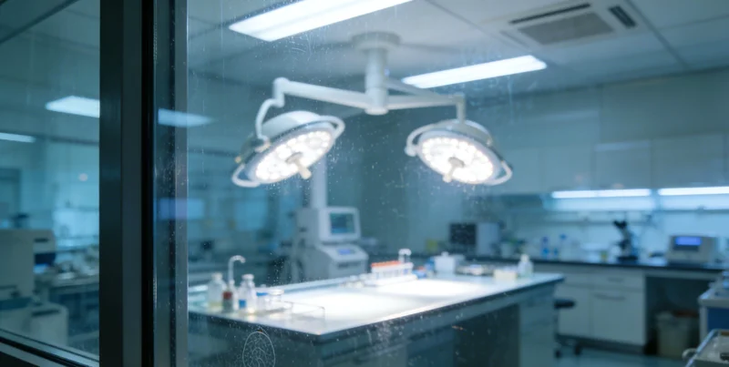 临床遗传诊断师在电脑前分析解读