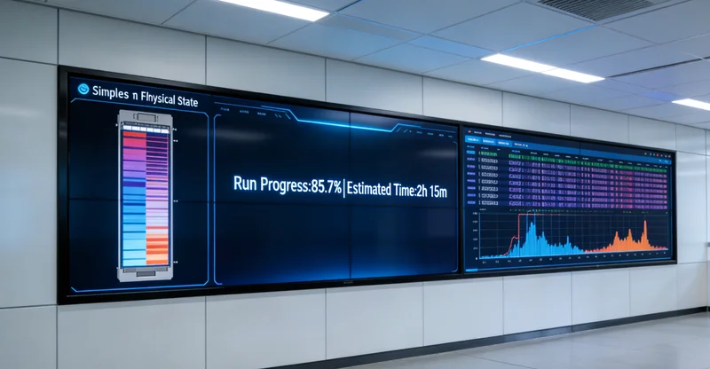专业医学实验室内的基因测序仪正